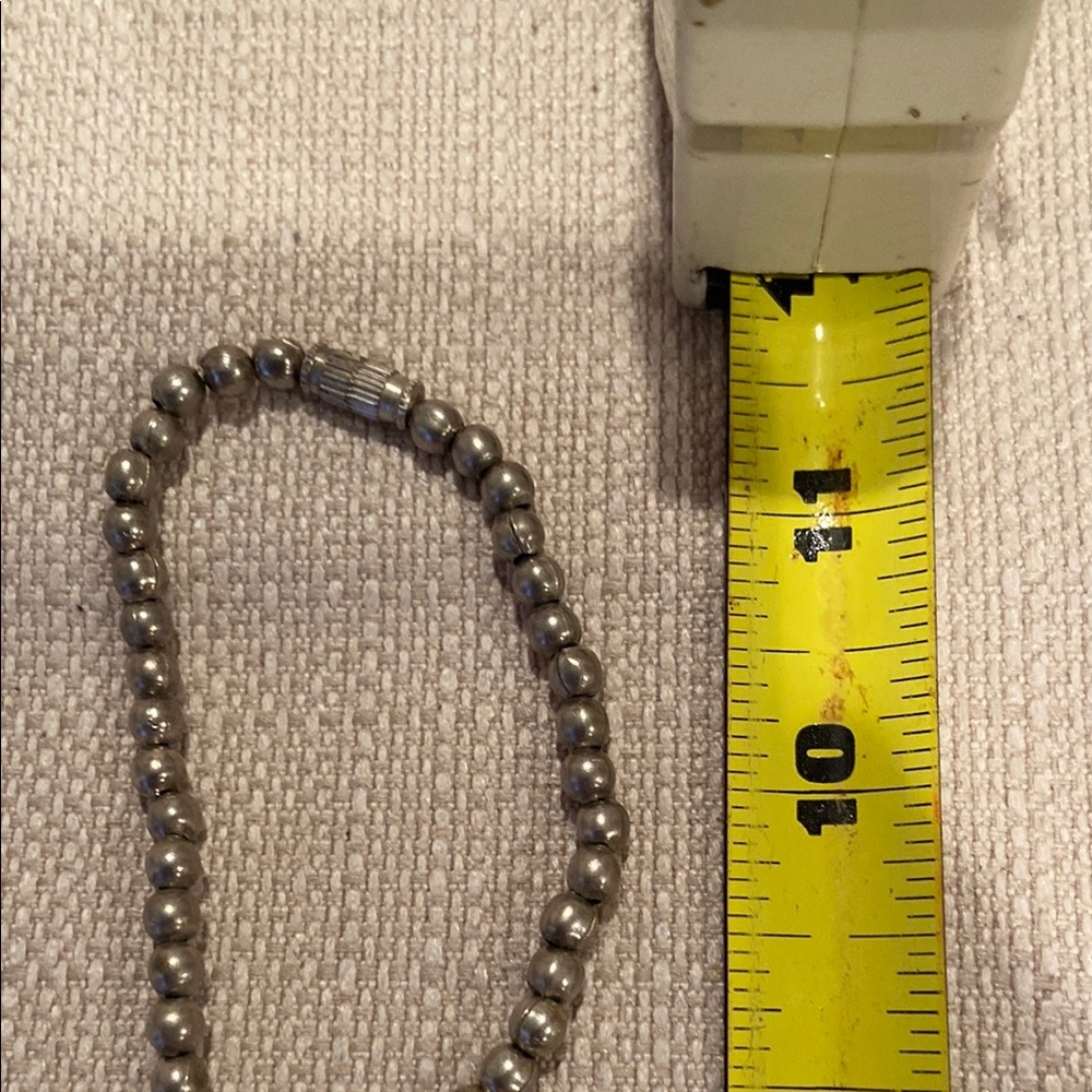 Elegant Silver Vintage Beaded Necklace - Picture 12 of 13
